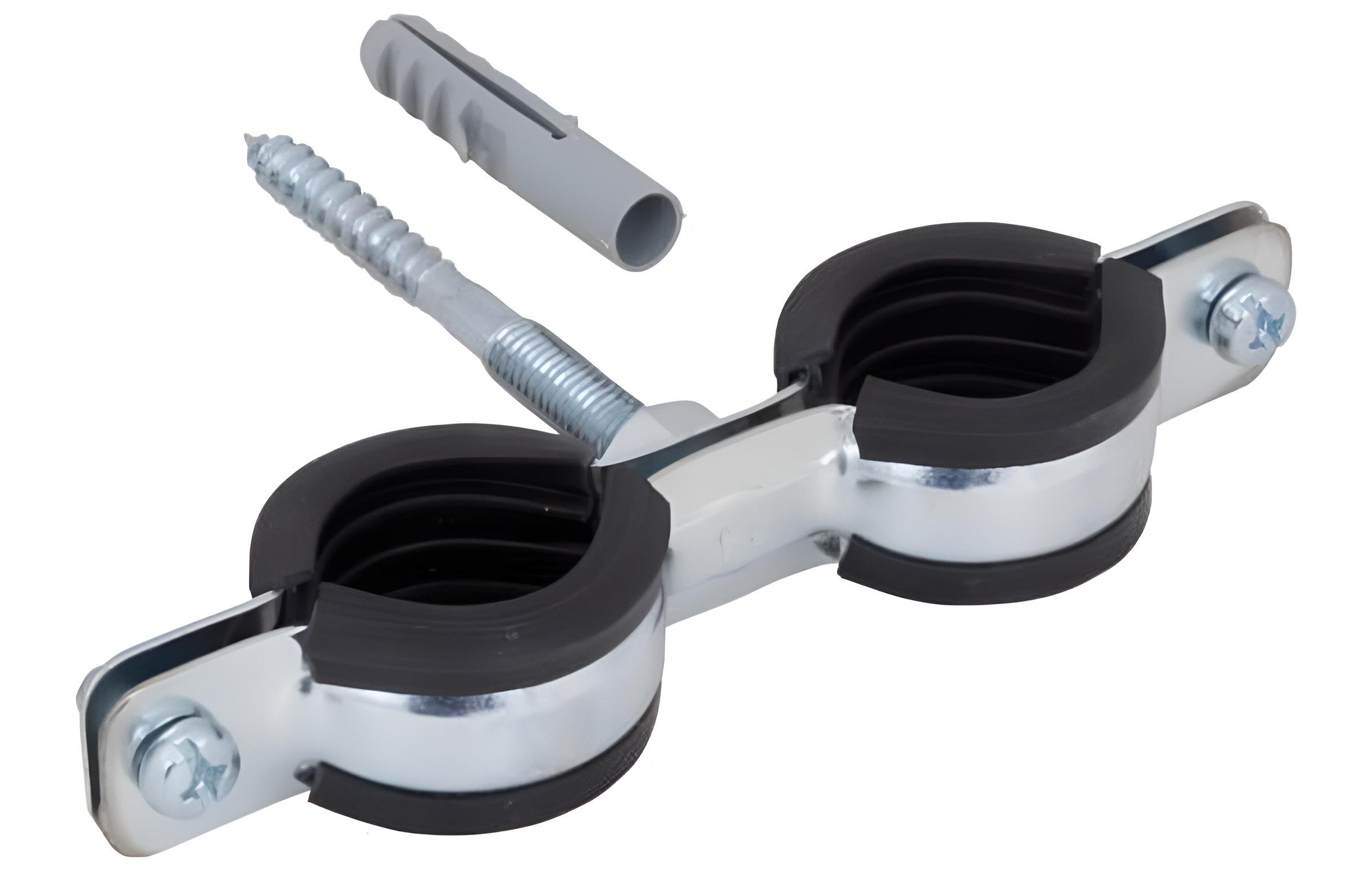 Хомуты двойные Walraven Cobra BIS RapidRail с шуруп-винтом и дюбелем 15-18 мм (SW-94544)