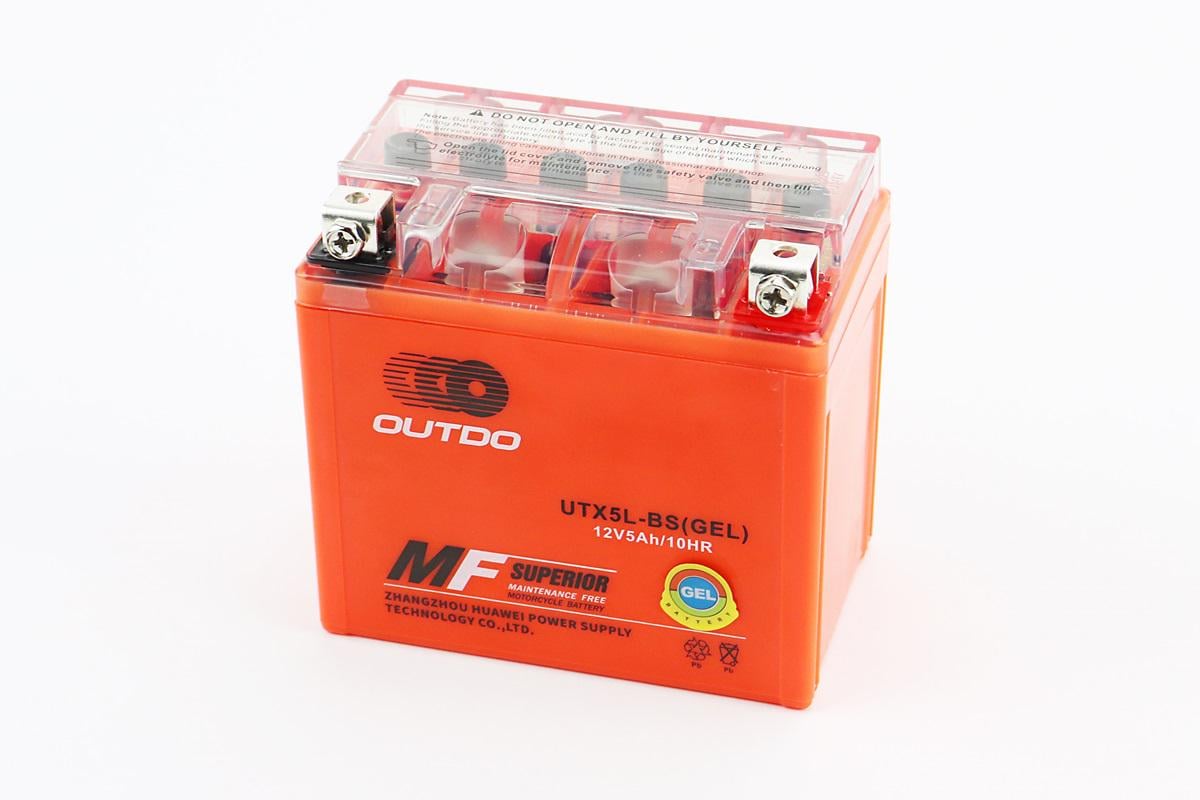 Аккумулятор 12V 5Ah UTX5L-BS GEL 113x70x107 мм (301009)