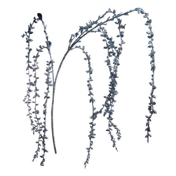 Ветка декоративная Yes! Fun Ива 100 см глиттер Темно-синий (974587)