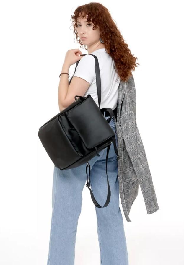 Рюкзак женский Sambag Loft MQN Черный (22420001)