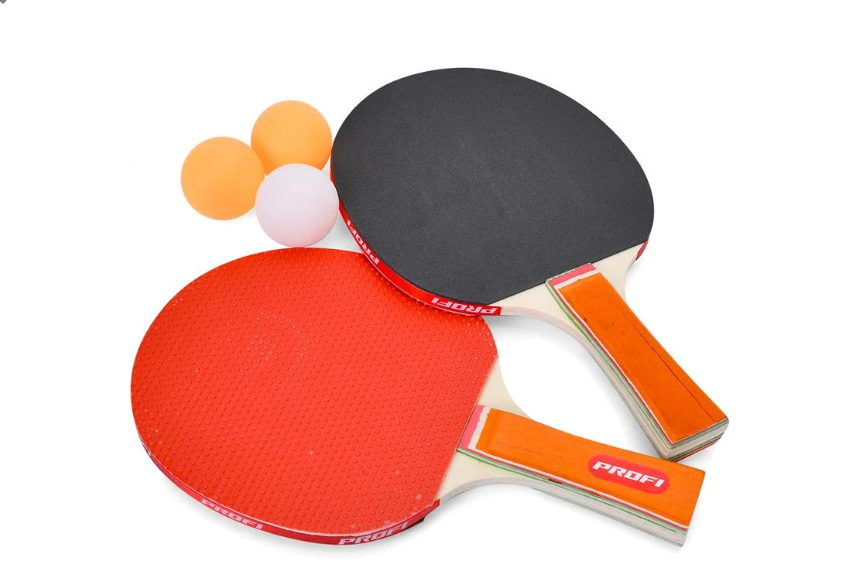 Ракетки деревянные для игры в настольный теннис с шариками (MS 0221) Ракетки деревянные для игры в настольный теннис с шариками (MS 0221)