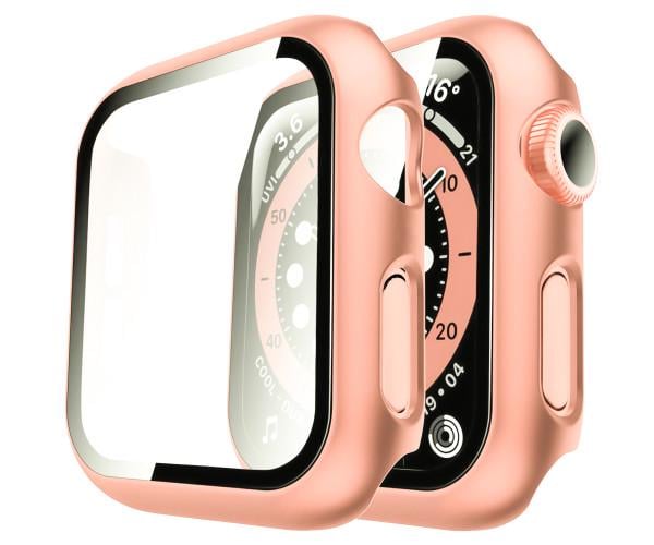 Чехол с защитным стеклом Protective Cover with Glass для Apple Watch 42 мм Пастельно-розовый