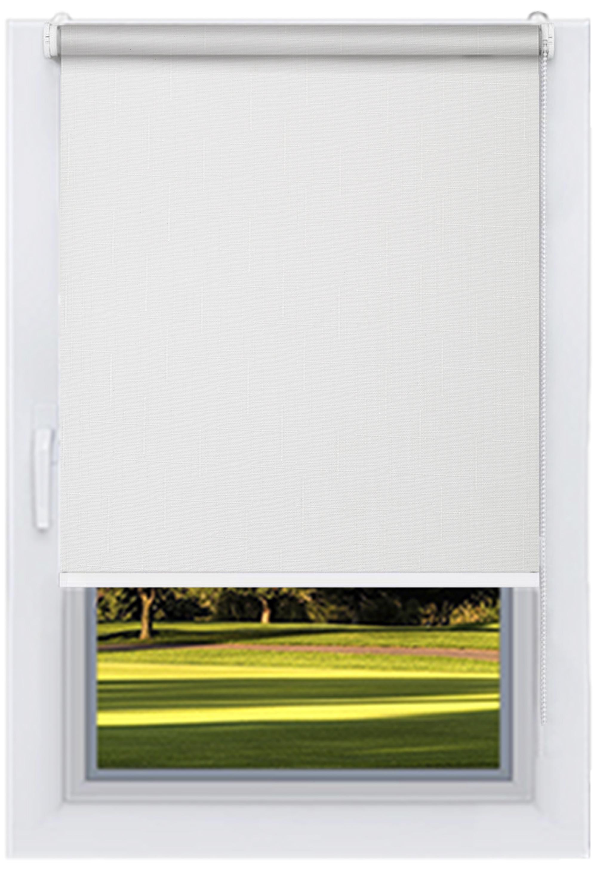 Ролета тканевая мини Decolux 52х160 см LEN Белый Украина - фото 1