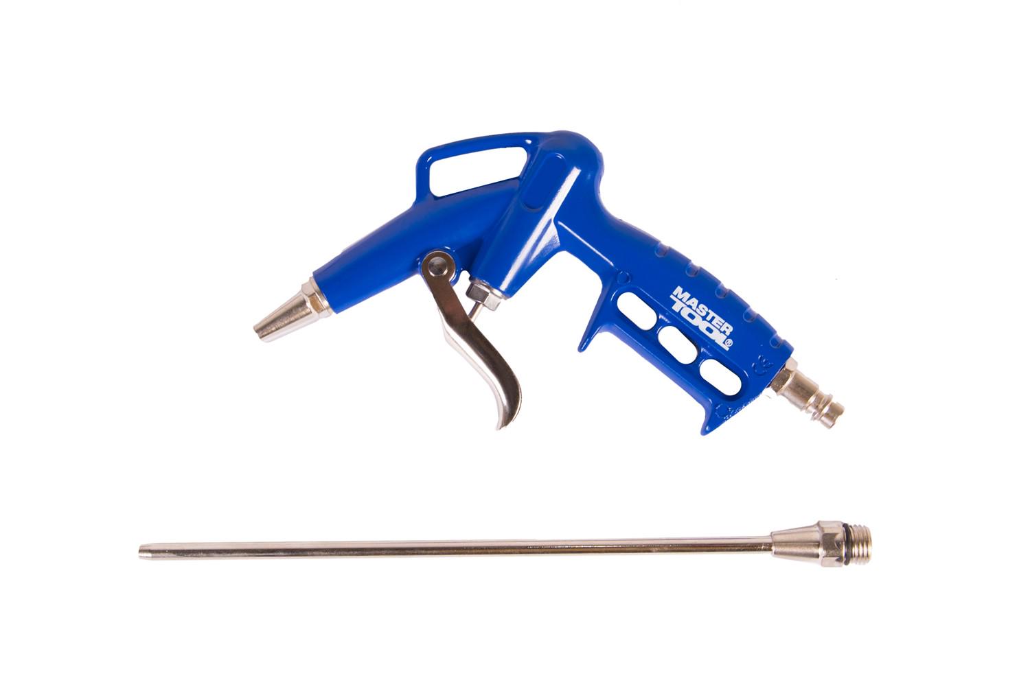 Пневмопістолет продувний MasterTool D 2 мм 2-6 бар + носик 210 мм (81-8743)