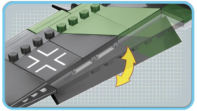Конструктор Cobi Истребитель Фокке-Вульф FW-190 285 деталей (COBI-5704) - фото 6