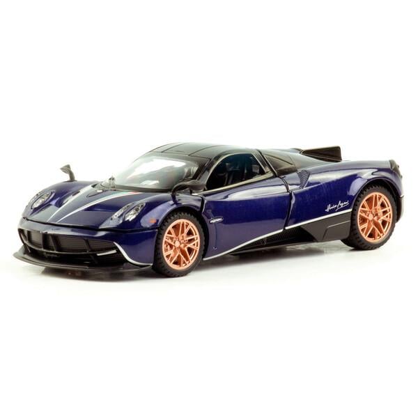 Машинка Pagani Huayra TK Union Group моделька металева 15 см Темно-синій (59935)