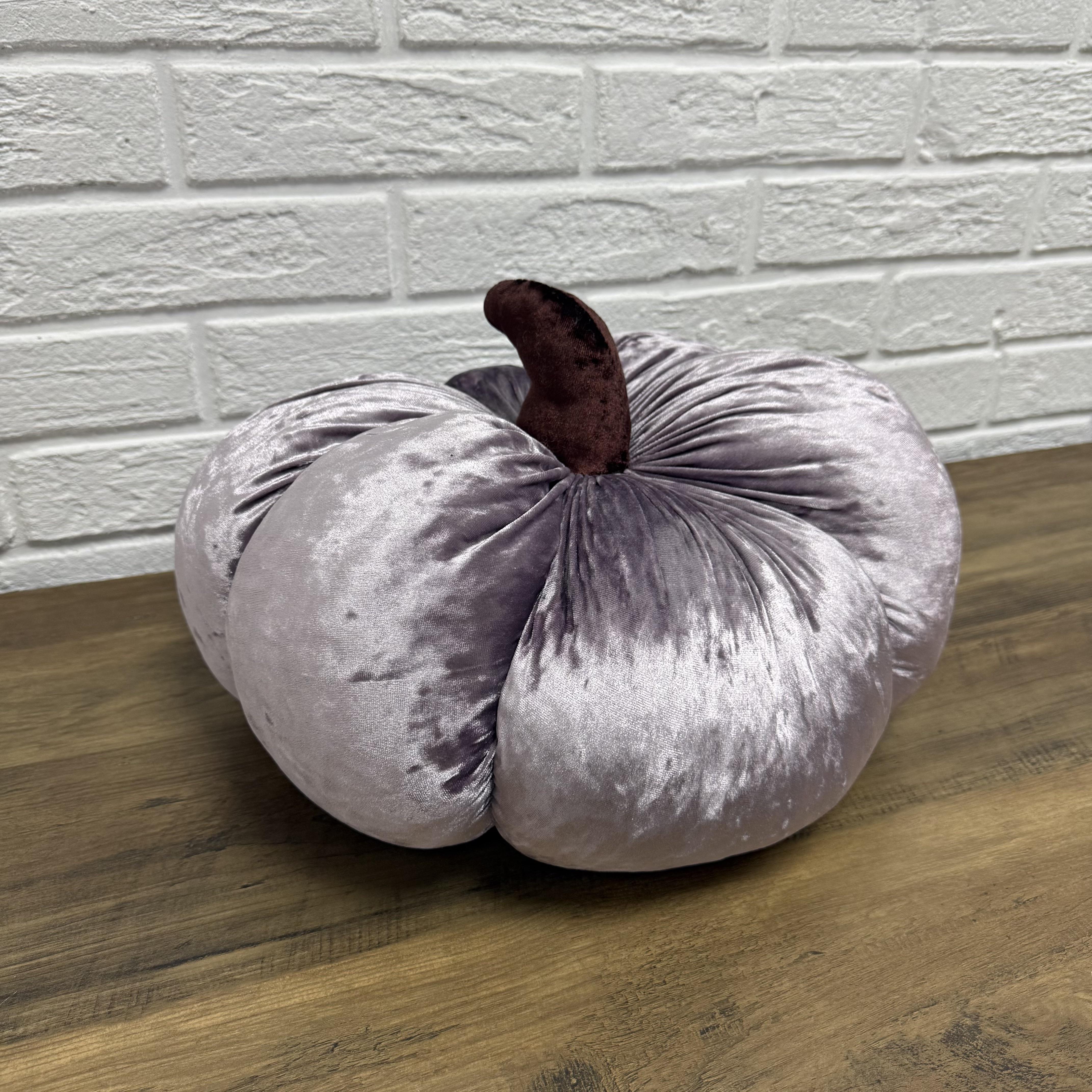 Подушка Comfort Home тыква декоративная велюровая мраморная Ø 30 см