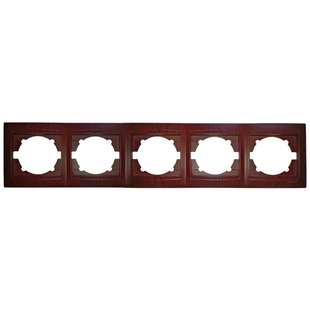 Рамка 5-постовая Lemanso Сакура горизонтальная Вишня (LMR1530)