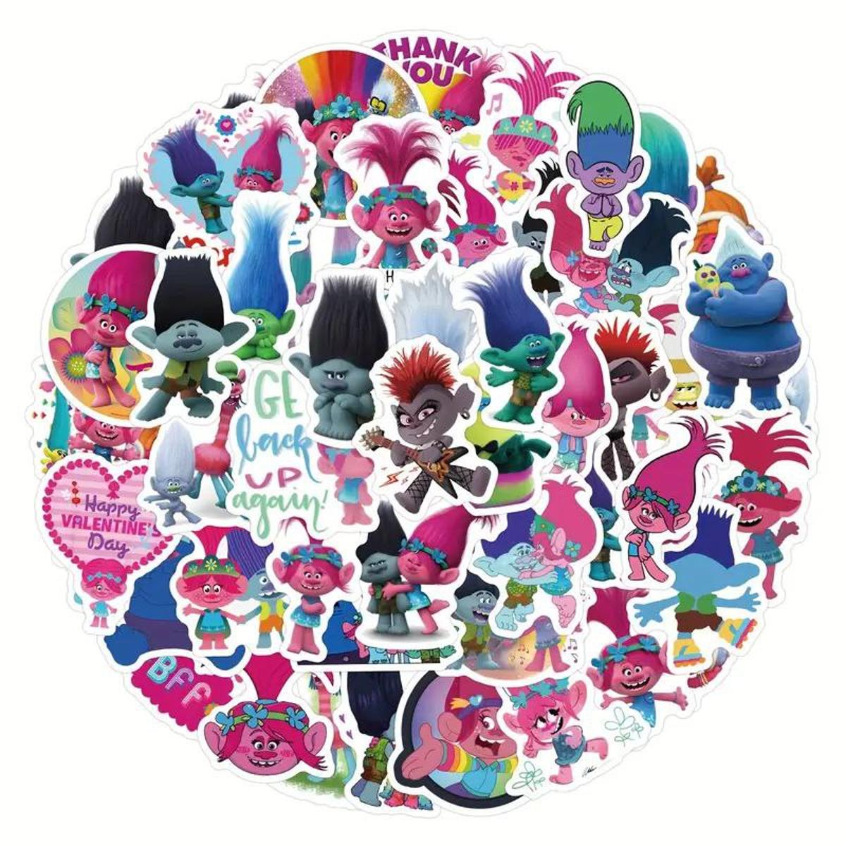 Стикеры Trolls 60 шт. (5335510)