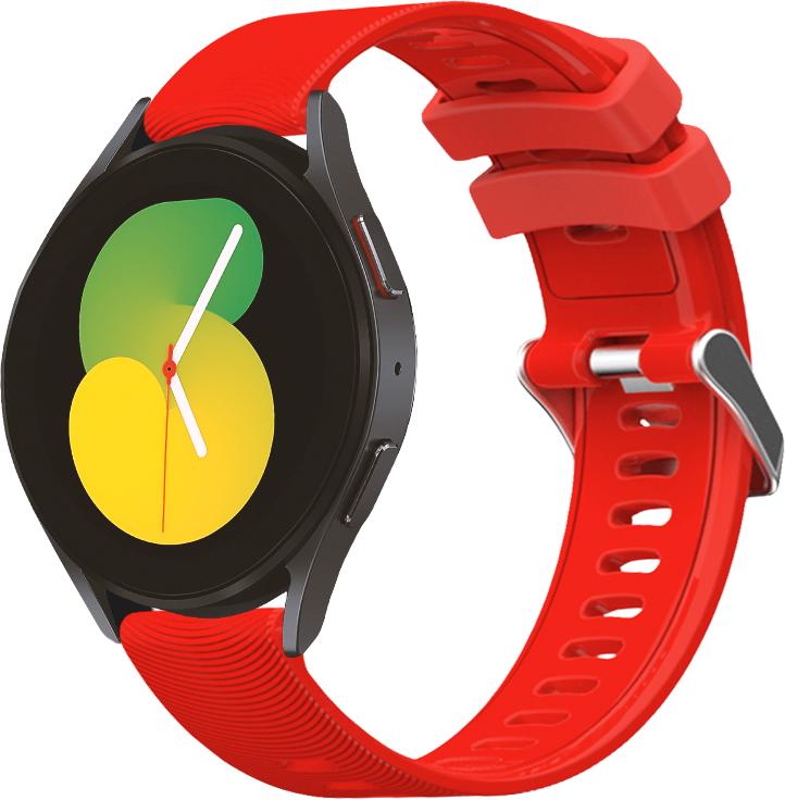 Ремінець Bend для Galaxy Watch 5 40 мм Red (29571-2D)