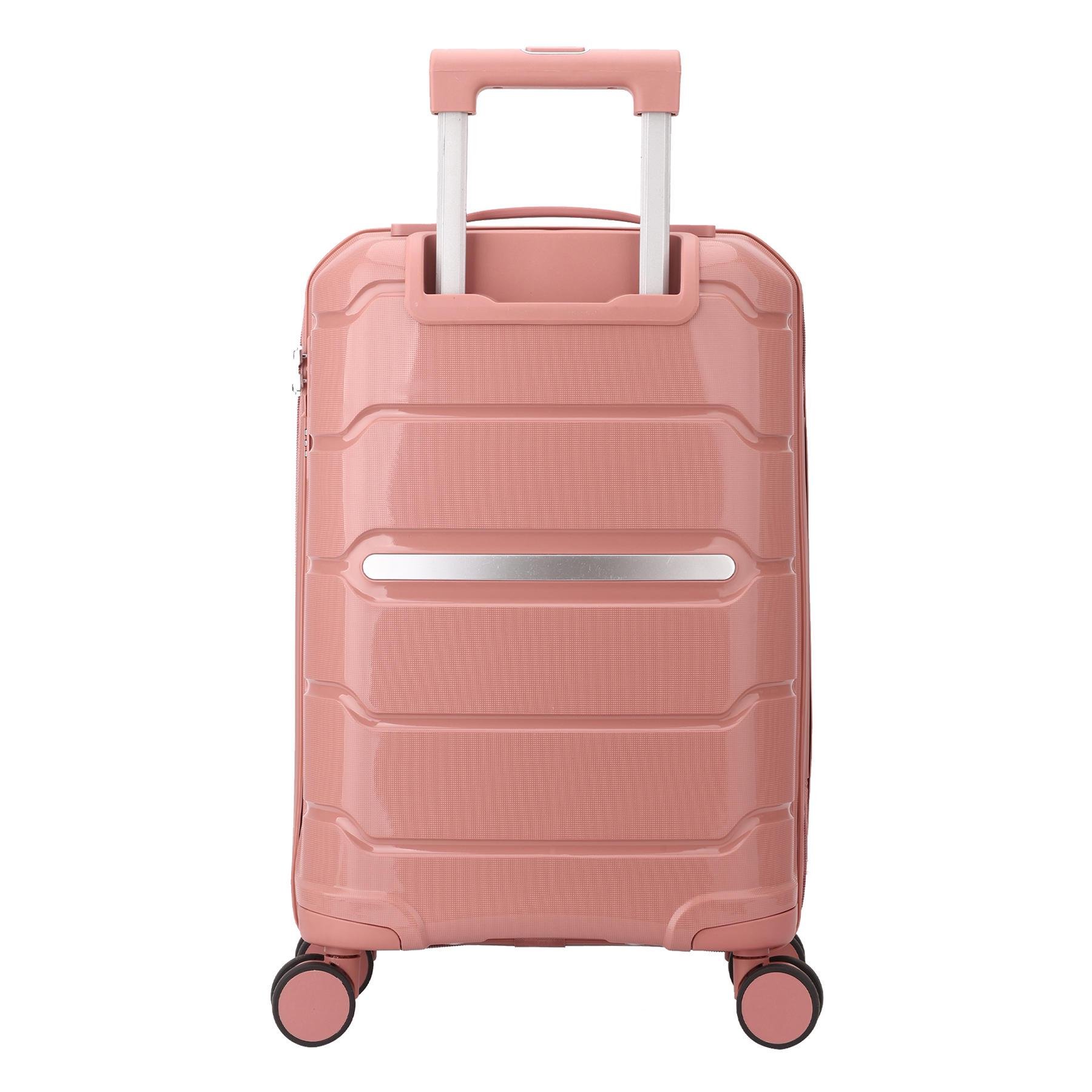 Чемодан малый ручная кладь SEMI LINE 20" Polypropylene S Pink (T5836-1) - фото 4 Чемодан малый ручная кладь SEMI LINE 20" Polypropylene S Pink (T5836-1) - фото 4
