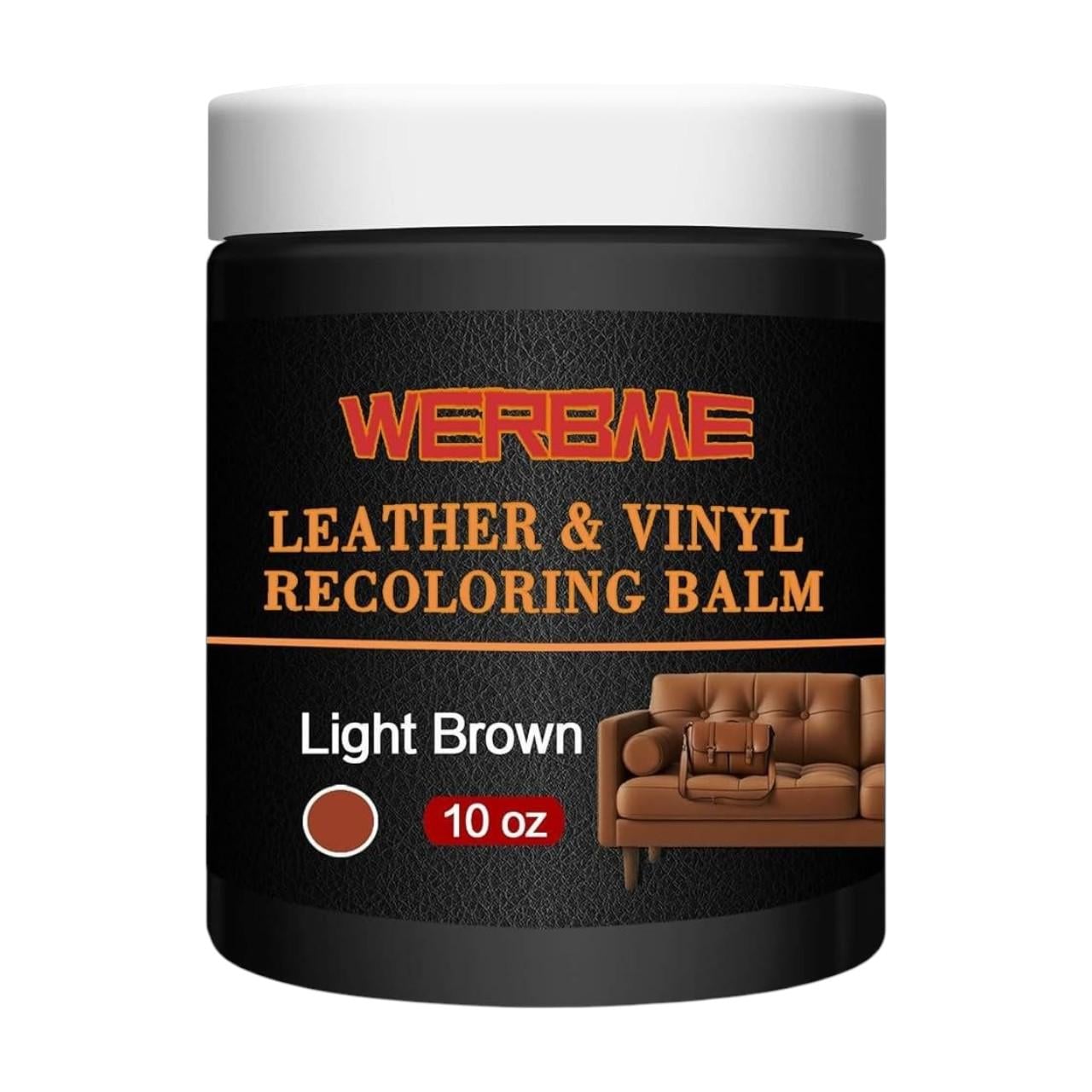 Бальзам для відновлення та фарбування шкіри WERBME Leather Recoloring Balm 10OZ (34680074)