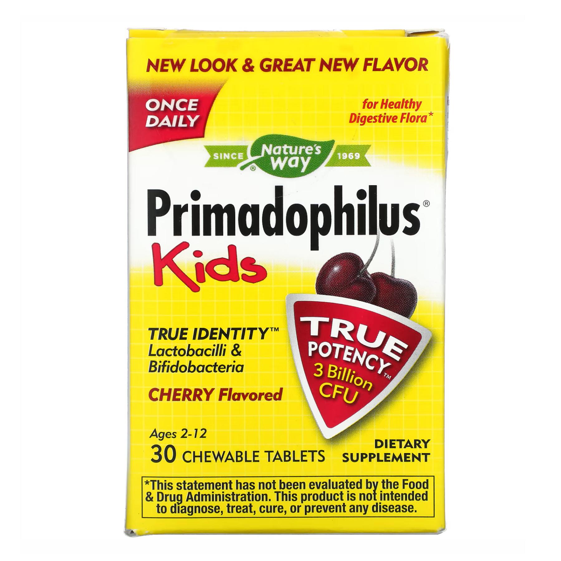 Натуральная добавка Primadophilus 30 tabs Cherry (2022-10-1098)