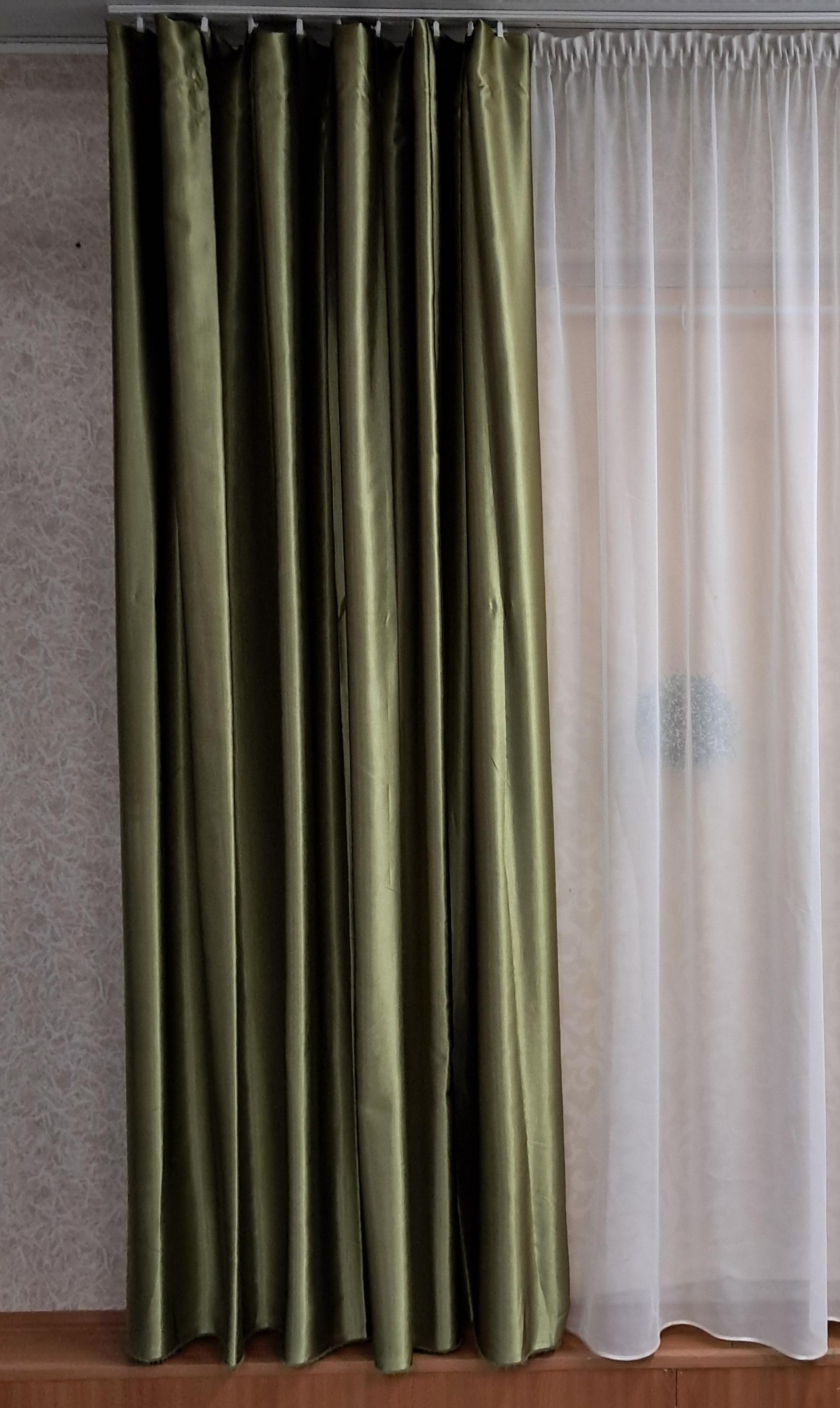 Штора Шанзалізе 270х200 см Хакі - фото 1 Штора Шанзалізе 270х200 см Хакі - фото 1