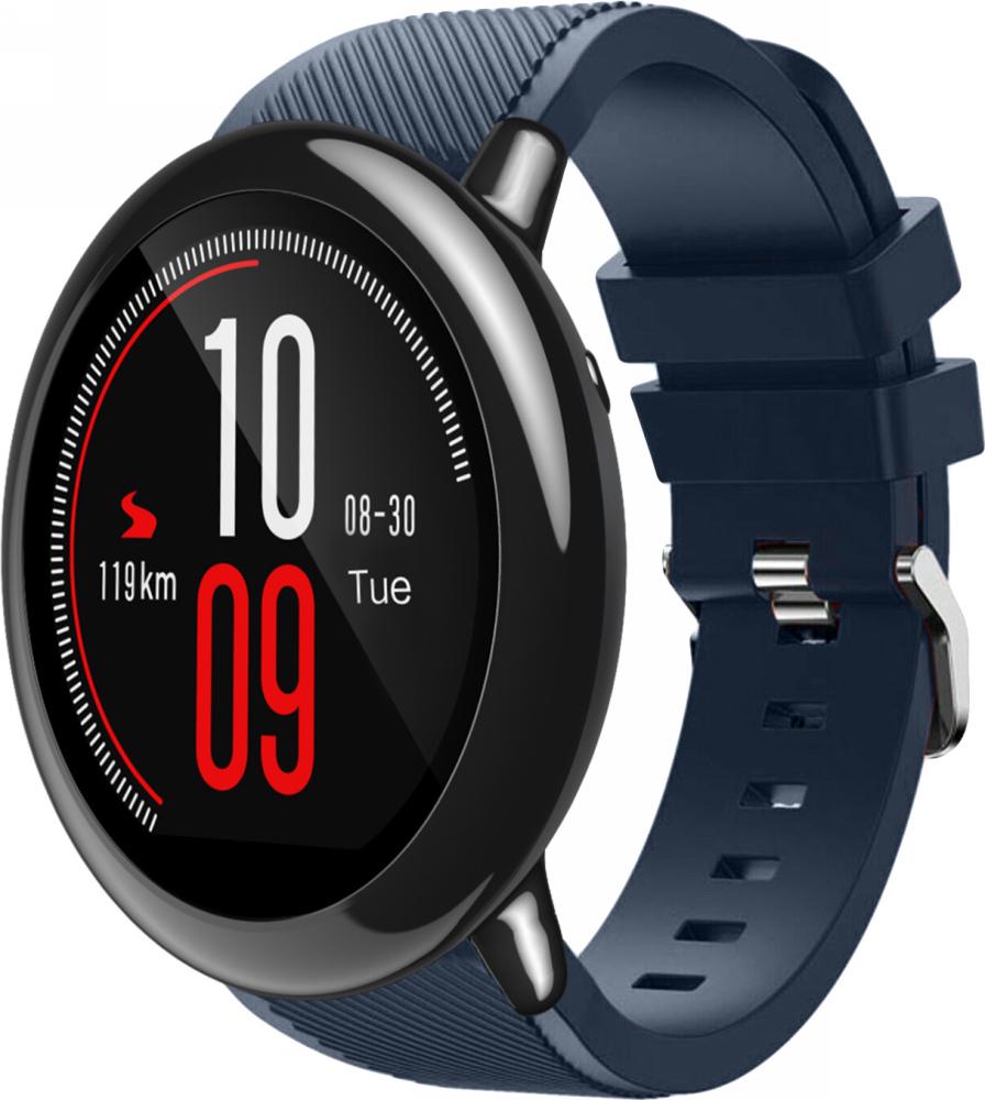 Ремінець Cross для Amazfit Pace 22 мм Dark blue (16087)