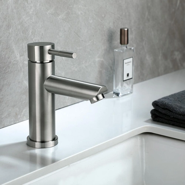 Змішувач для умивальника Wezer EKO1A-01 Сатин (SQ-1034638) - фото 4 Змішувач для умивальника Wezer EKO1A-01 Сатин (SQ-1034638) - фото 4