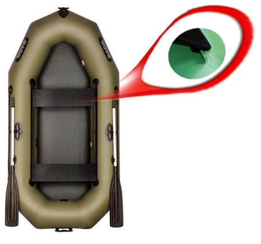 Човен Bark В-240D двомісний з рухомими сидіннями (02-7773053173) - фото 2 Човен Bark В-240D двомісний з рухомими сидіннями (02-7773053173) - фото 2