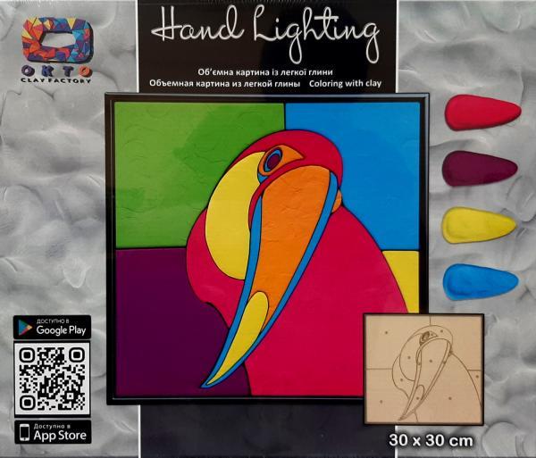 Картина из легкого пластилина OKTO Moon Light Clay mini Тукан (70086-001)