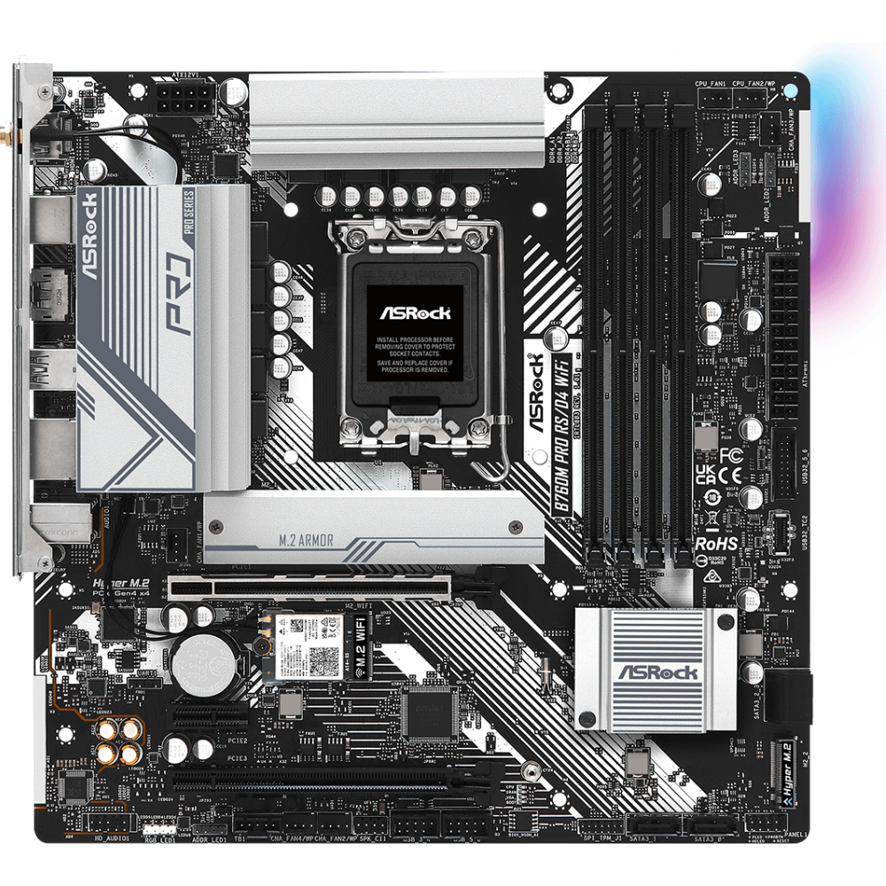 Материнская плата ASRock B760M PRO RS/D4 (13103557) - фото 2