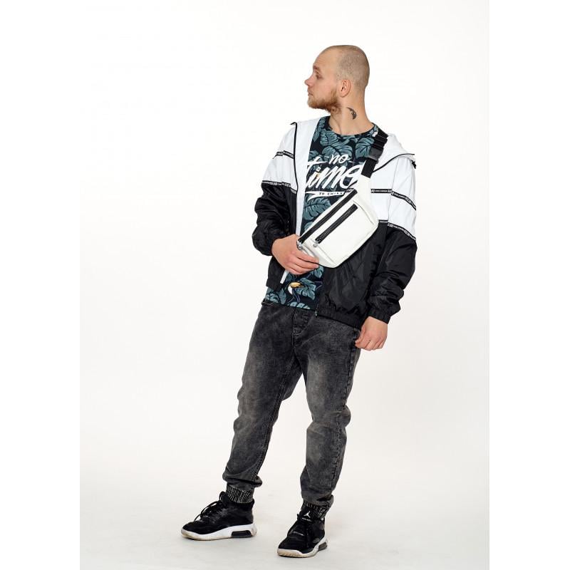 Сумка бананка поясная Sambag Tirso LCH 38x17x6 см Белый