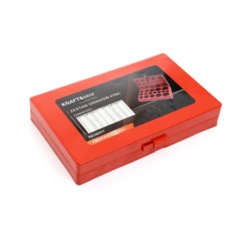 Набір кільцевих ущільнювальних кілець Kraft&Dele 419 шт. (KD10504) - фото 4
