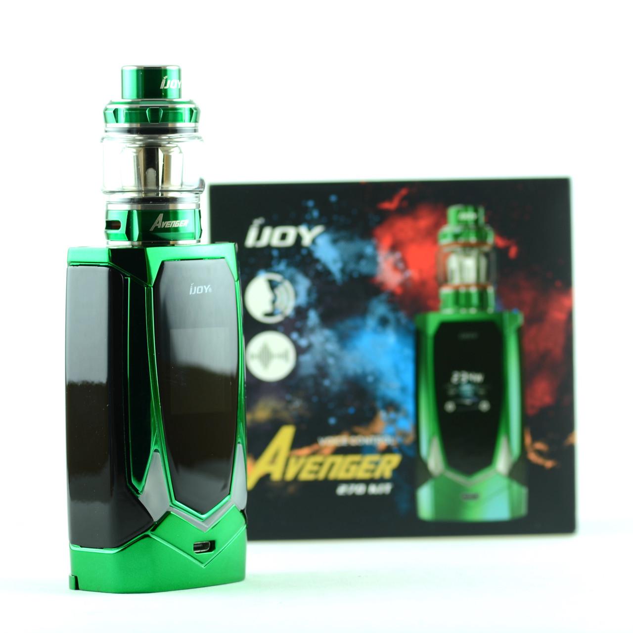 Стартовый набор iJoy Avenger 270 234W с АкБ 6000mAh голосовое управление with Avenger Tank 3,2 мл Kit Mirror Green (sn1319) - фото 3