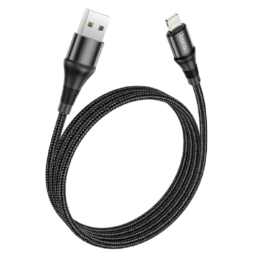 Кабель Hoco Lightning Excellent fast charging data cable X50 1 м 2,4 A Black (546189)