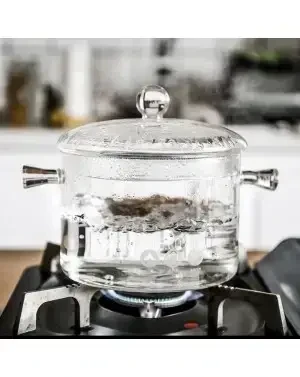 Кастрюля стеклянная Edenberg 3 л со стеклянной крышкой (EB-19008) - фото 2 Кастрюля стеклянная Edenberg 3 л со стеклянной крышкой (EB-19008) - фото 2