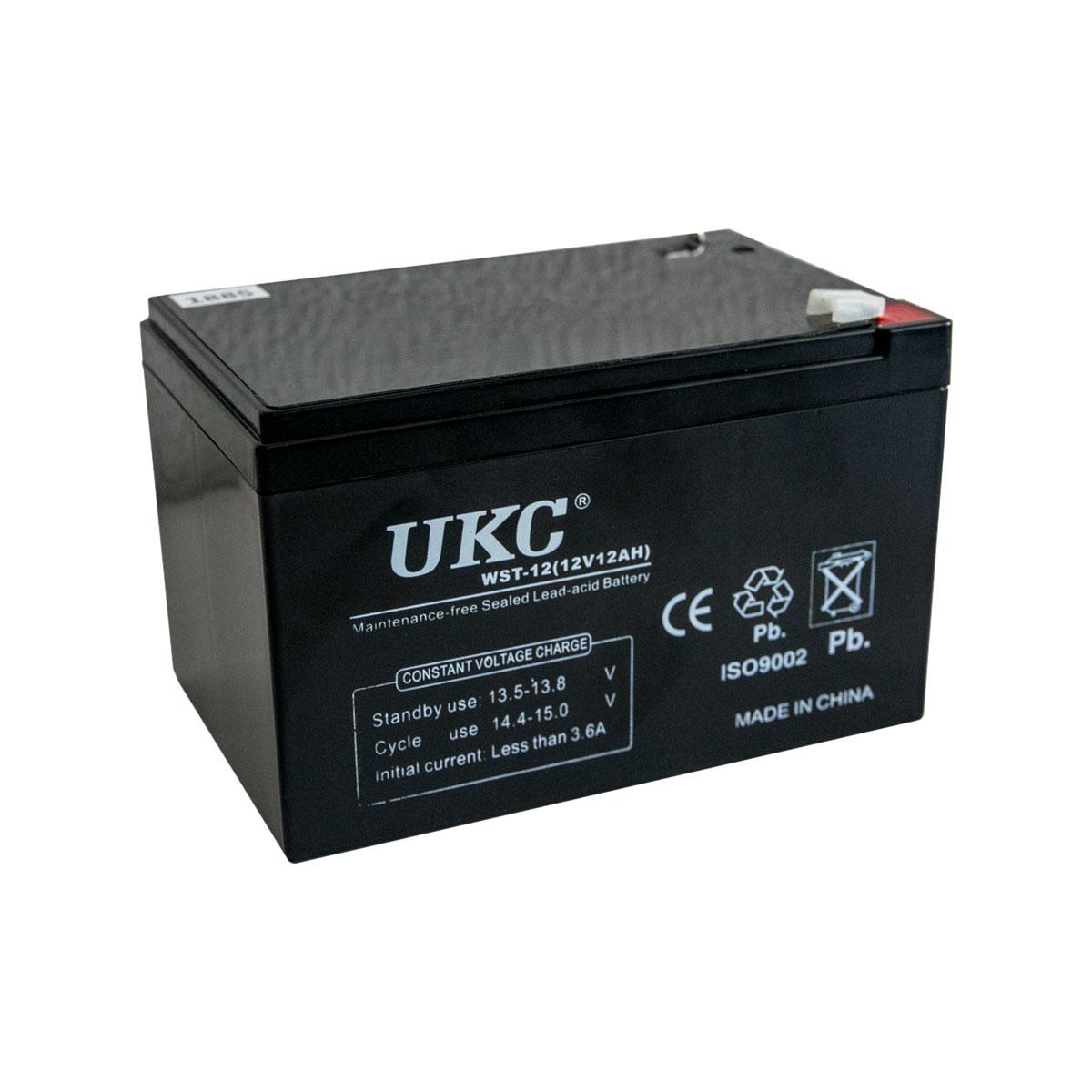 Батарея aккумуляторная UKC AGM Battle WST-12 12 V 12 Ah (1009833-Black)