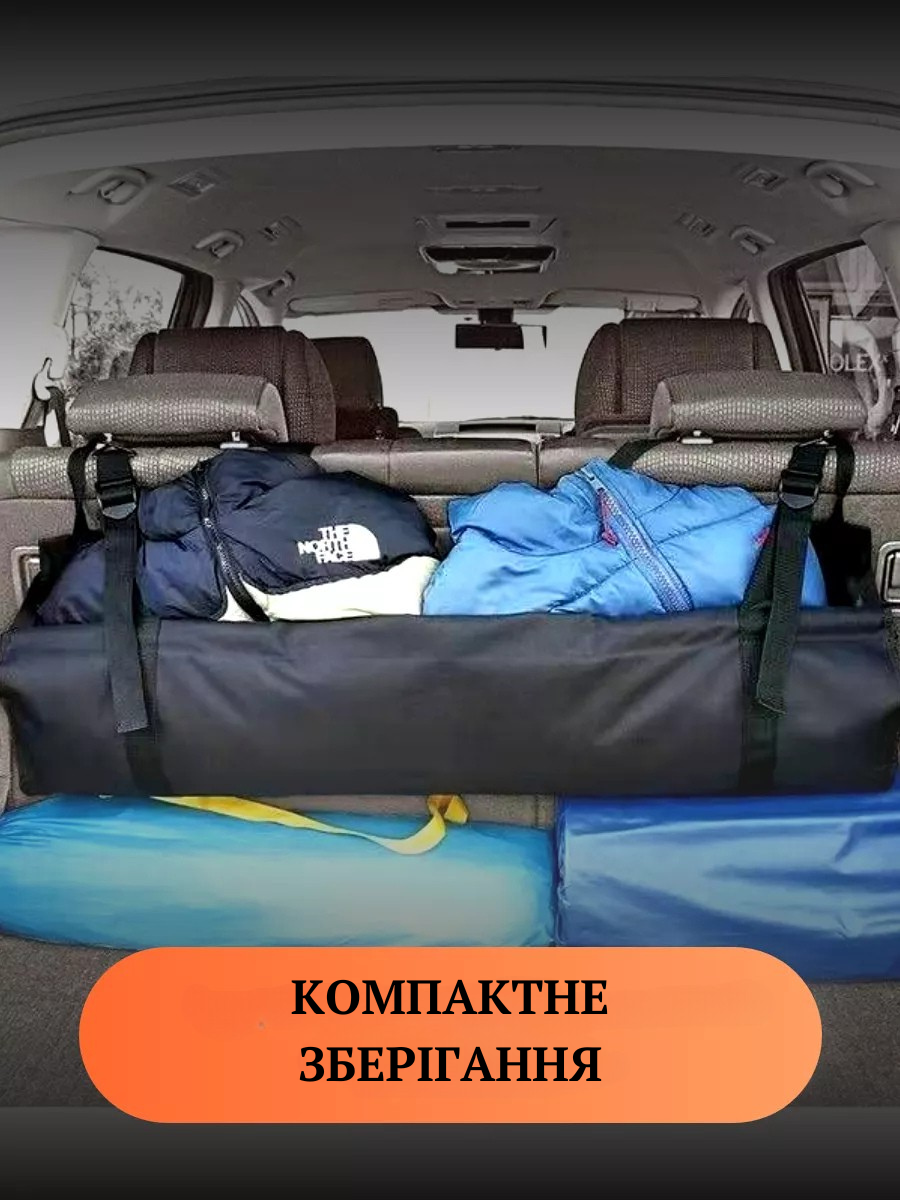 Органайзер в багажник автомобіля універсальна підвісний Оксфорд Чорний (40046) - фото 5 Органайзер в багажник автомобіля універсальна підвісний Оксфорд Чорний (40046) - фото 5