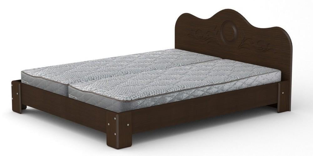 Двоспальне ліжко Компаніт-170 МДФ Венге