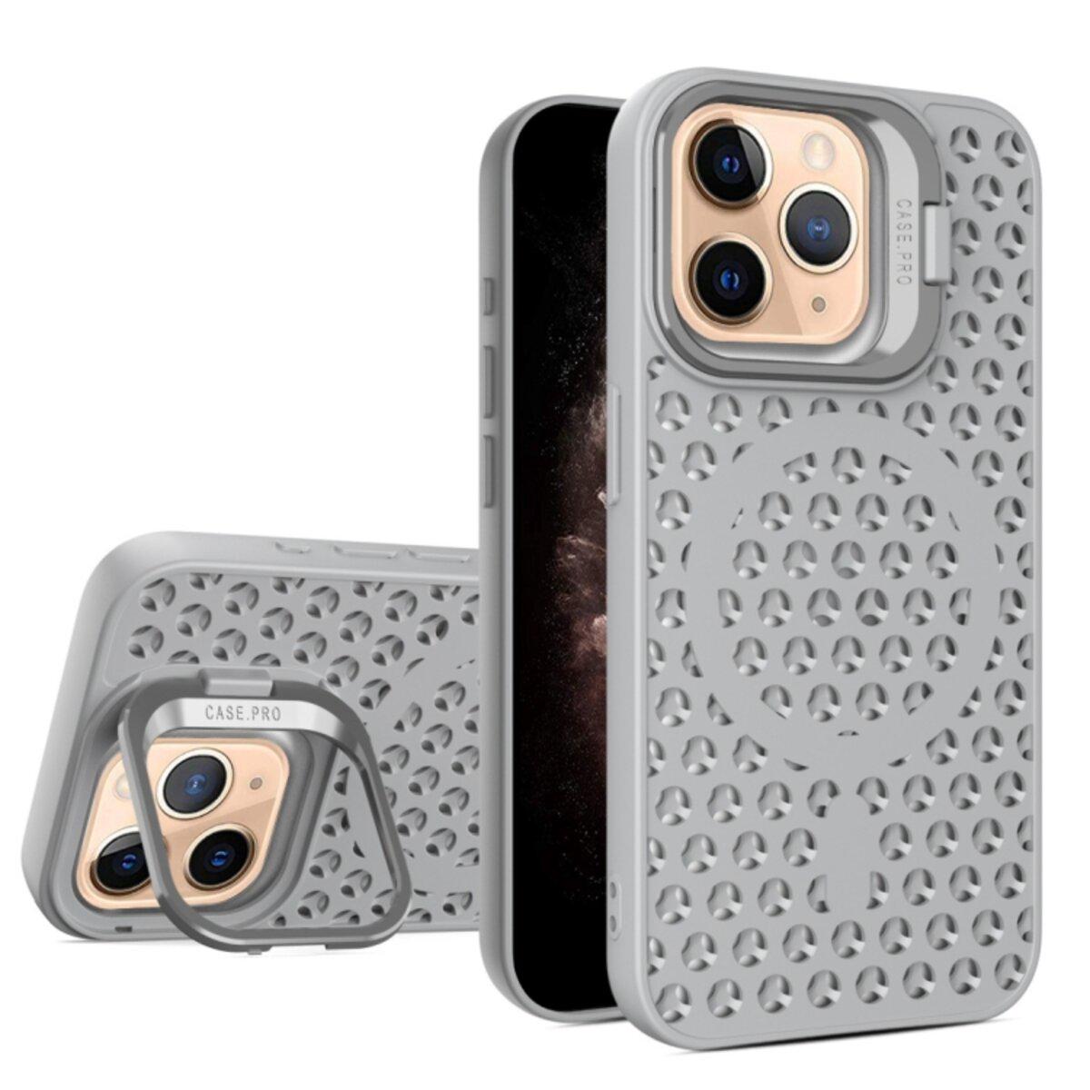 Протиударний чохол із підставкою Cosmic Grater Stand for Apple iPhone 11 Pro Grey