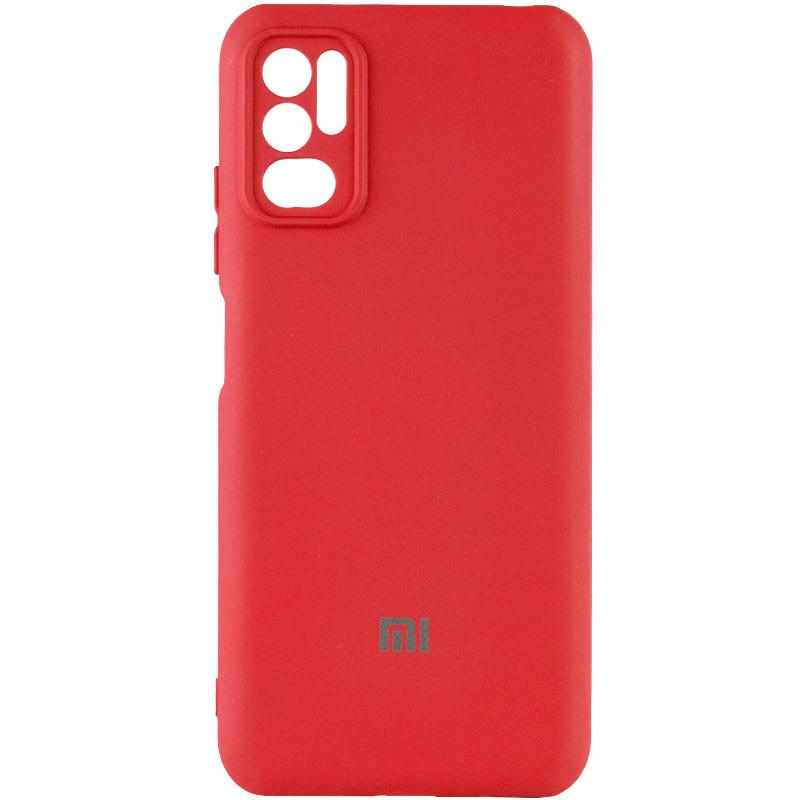 Противоударный чехол Silicone Cover My Color Full Camera (A) для Xiaomi Redmi Note 10 5G / Poco M3 Pro Красный / Red