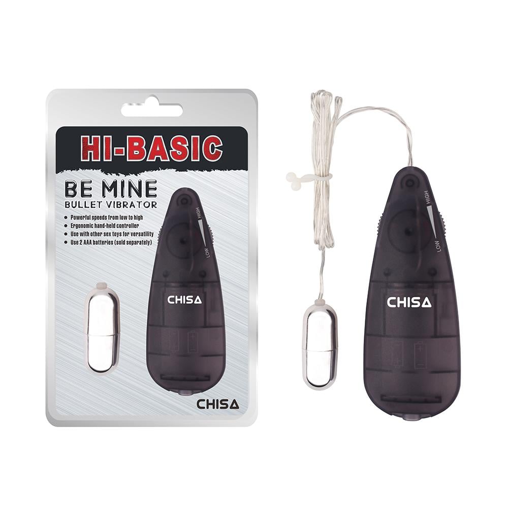 Вибропуля Серебристый Chisa Hi-Basic Be Mine Bullet Vibrator на пульте управления (08540 / CN-131508540)