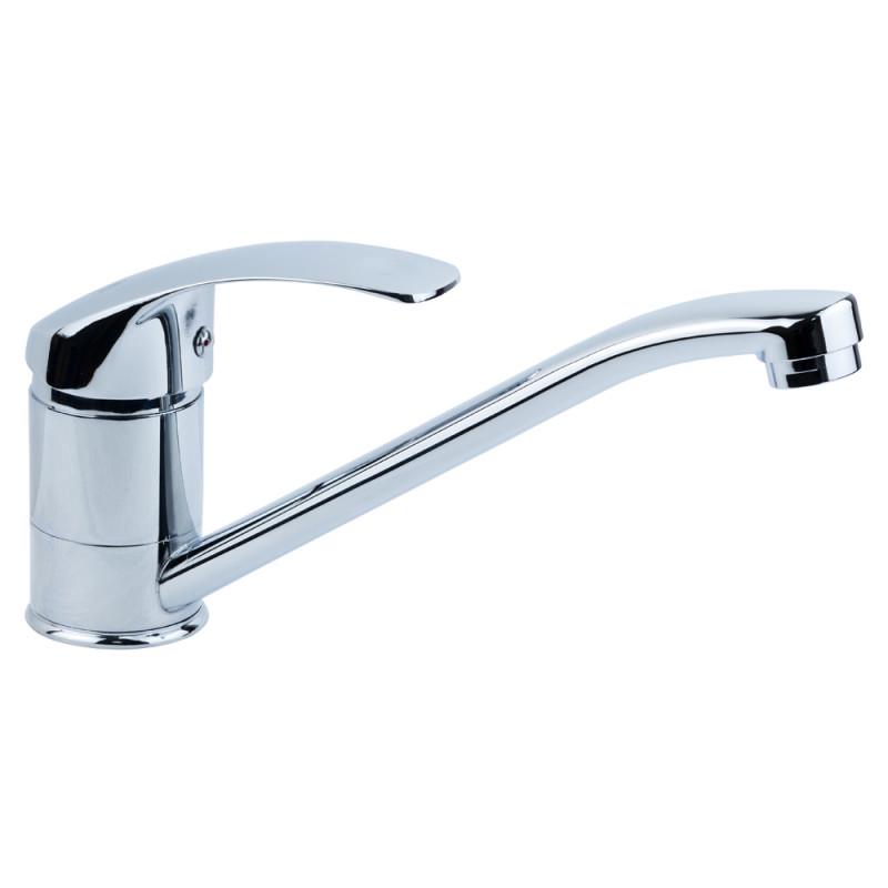 Смеситель для кухни TAU SD Ø 40 на шпильке гусак прямой 250 мм (SD-2B243C)