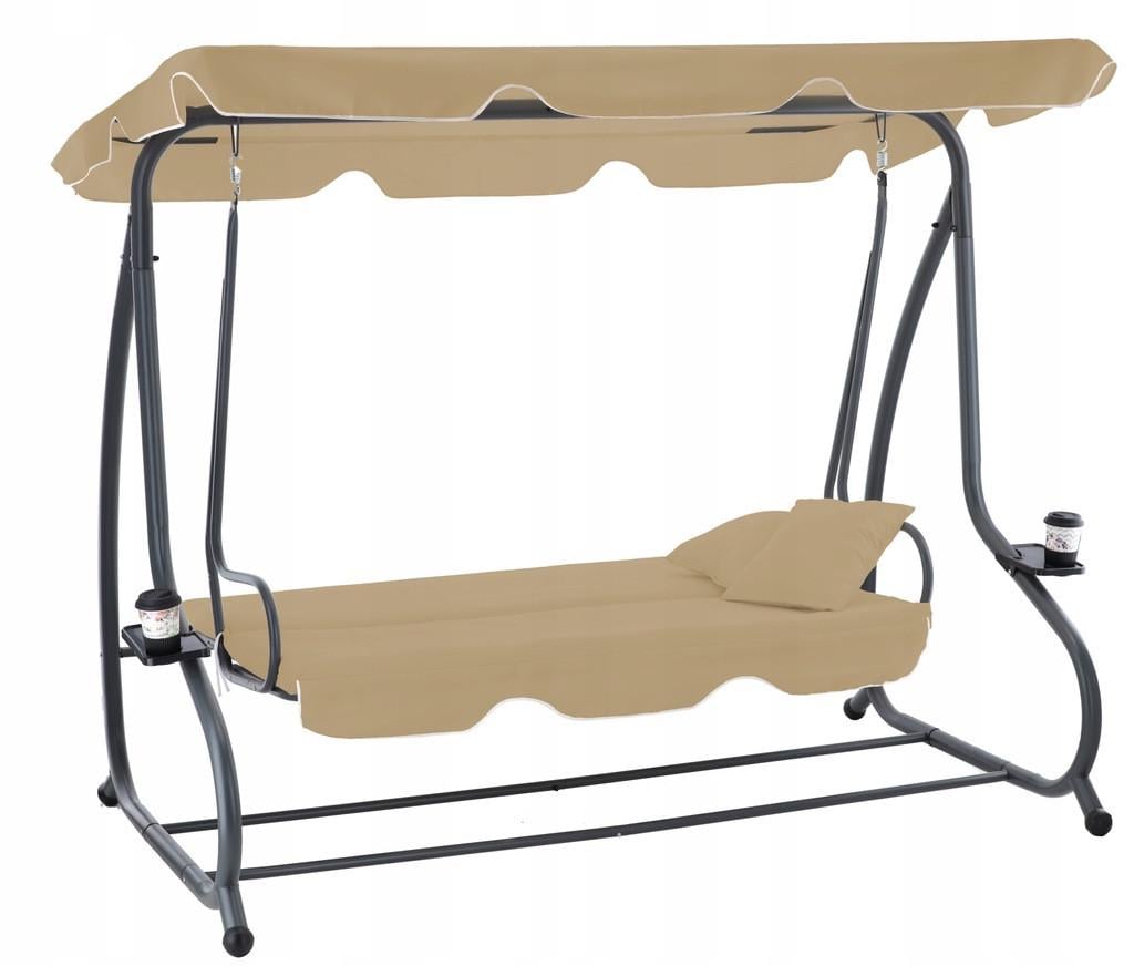 Садовая качель GardenLine Venera 210x120x170 см Beige