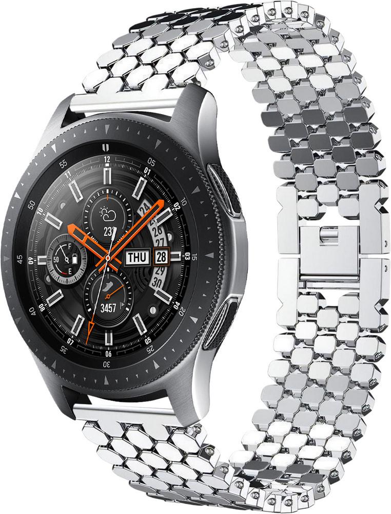Металлический Ремешок Scaly для Galaxy Watch 46 мм Silver (28747-59)