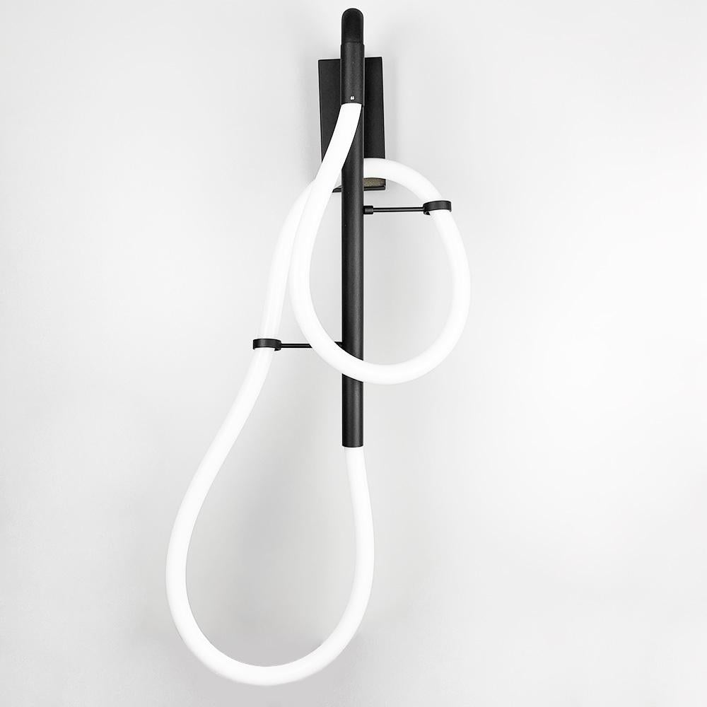 Светильник настенный Light House LNF-17396 светодиодный с гибким неоном 28W 80 см Черный Светильник настенный Light House LNF-17396 светодиодный с гибким неоном 28W 80 см Черный