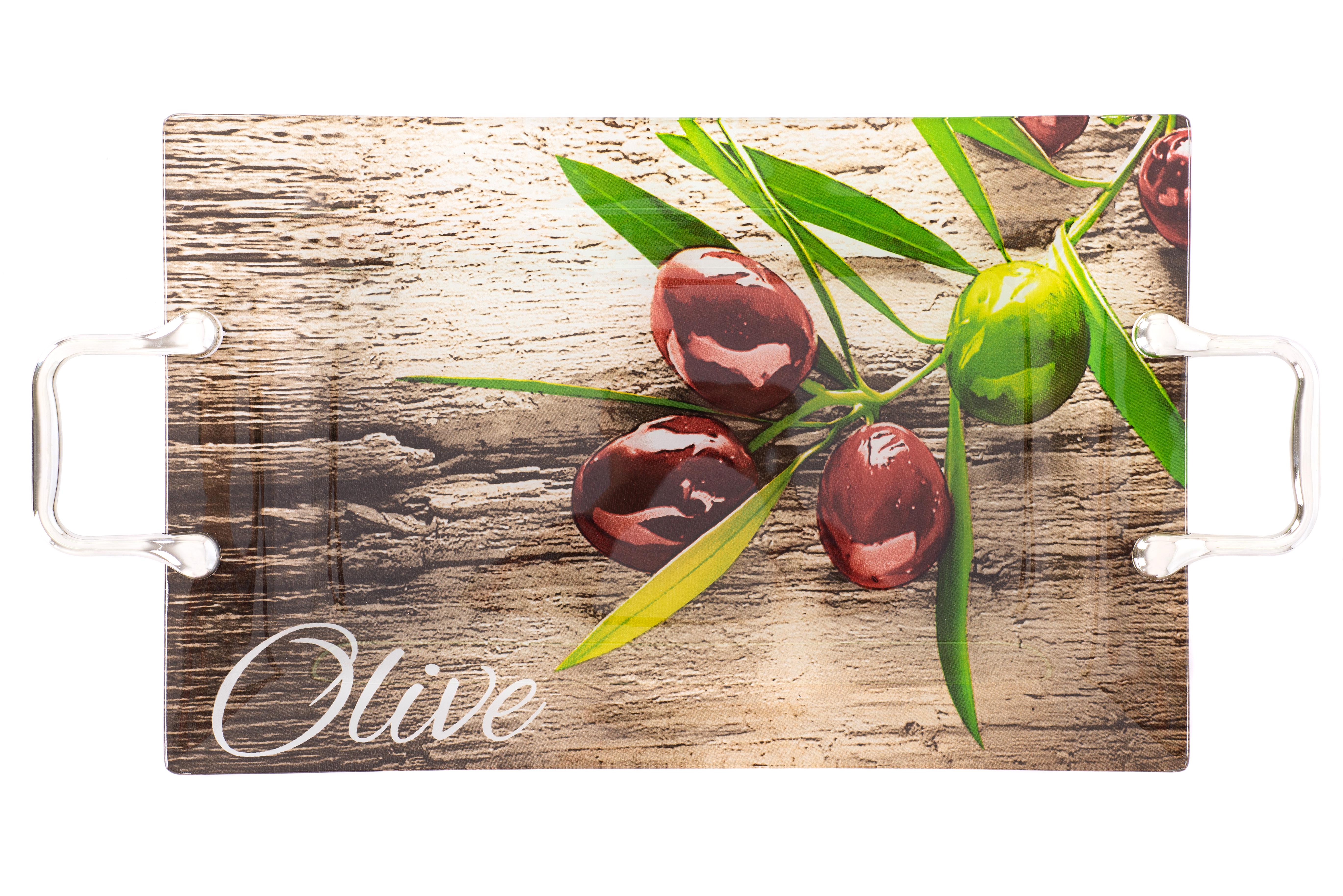 Блюдо Viva Olives прямокутне скляне 35х22,5 см (S3235-Q008 Блюдо Viva Olives прямокутне скляне 35х22,5 см (S3235-Q008