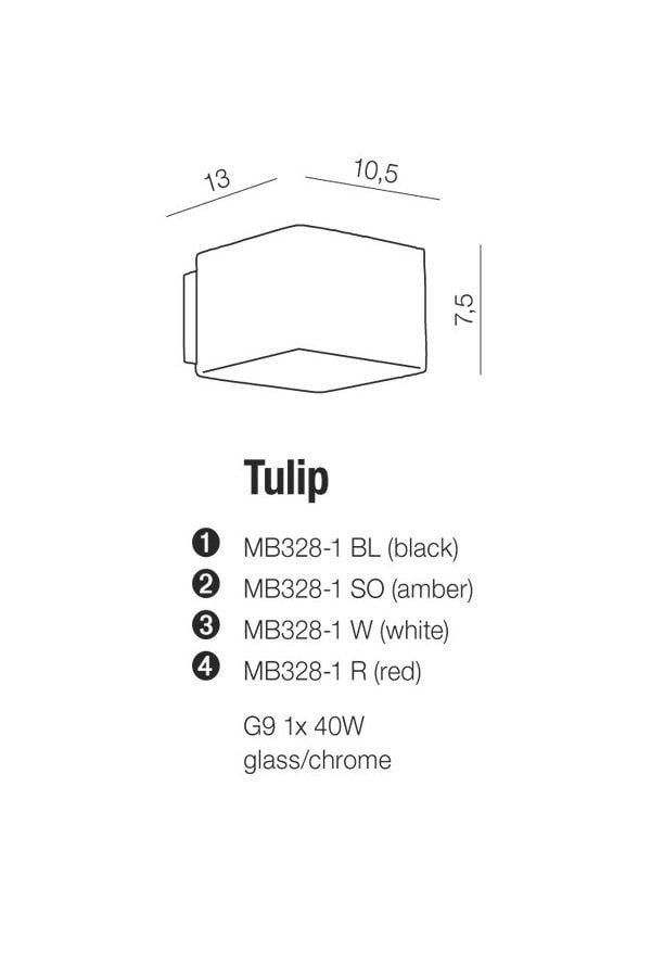 Бра Azzardo Tulip AZ0140 (MB328-1-AM) - фото 2