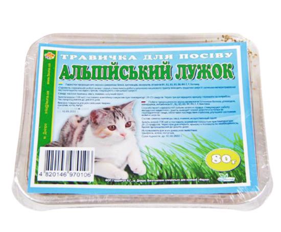 Трава для кішок Альпійський лужок 80 г (00000001781)