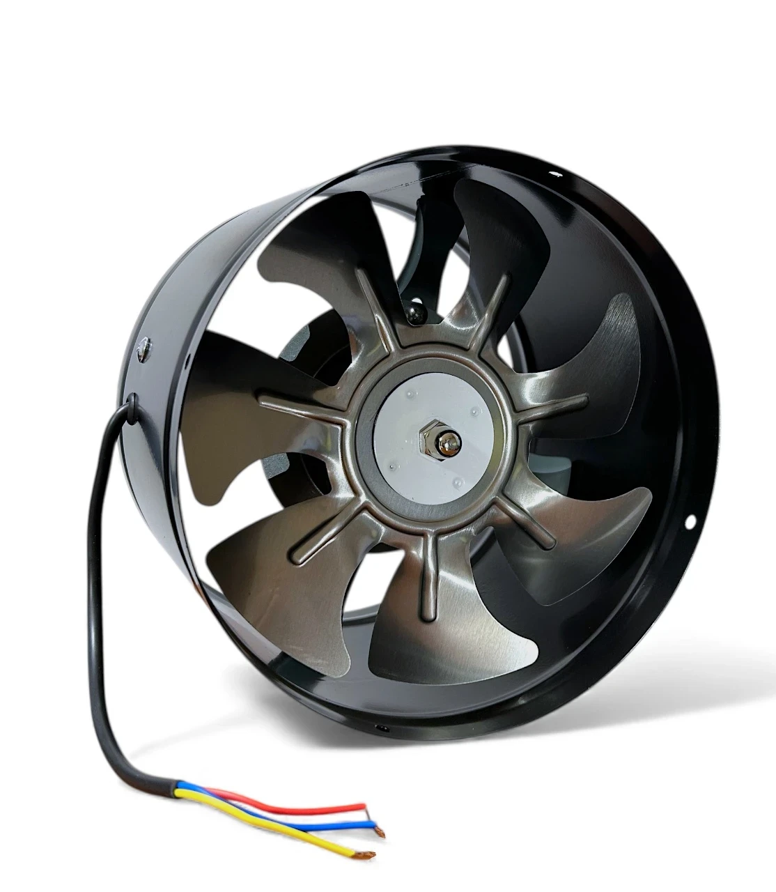 Вентилятор канальний осьовий Folem FD 220 V металевий круглий 200 мм (137191)