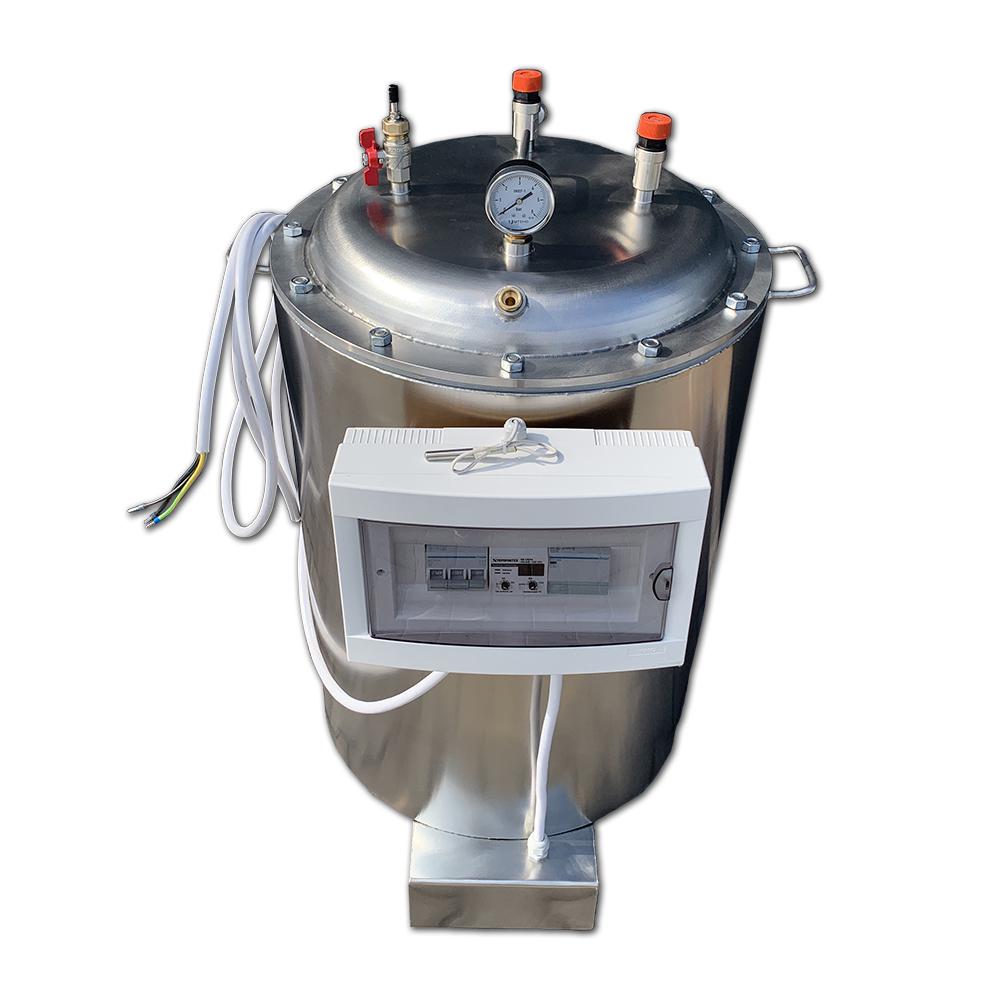 Автоклав промышленный UTEHO А100 Пром водяное охлаждение 380 В 130 л 100 банок/0,5 л (842703025) - фото 2 Автоклав промышленный UTEHO А100 Пром водяное охлаждение 380 В 130 л 100 банок/0,5 л (842703025) - фото 2