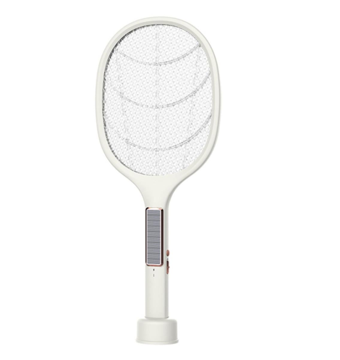Мухобойка-ракетка аккумуляторная электрическая 2700 V 1200 мАч White (115240)