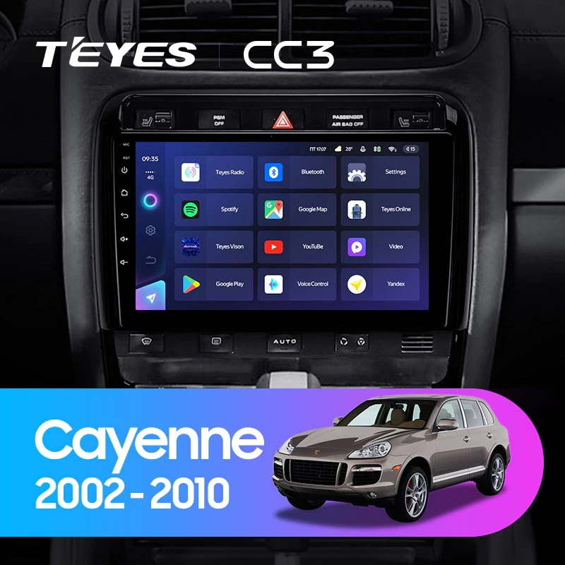 Автомагнітола штатна Teyes CC3 360° для Porsche Cayenne 2002-2010 Android (1659127255) - фото 3