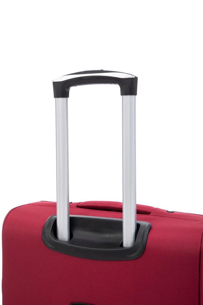 Чемодан Bonro Tourist 4 колеса невеликий Вишневий (2182) - фото 9