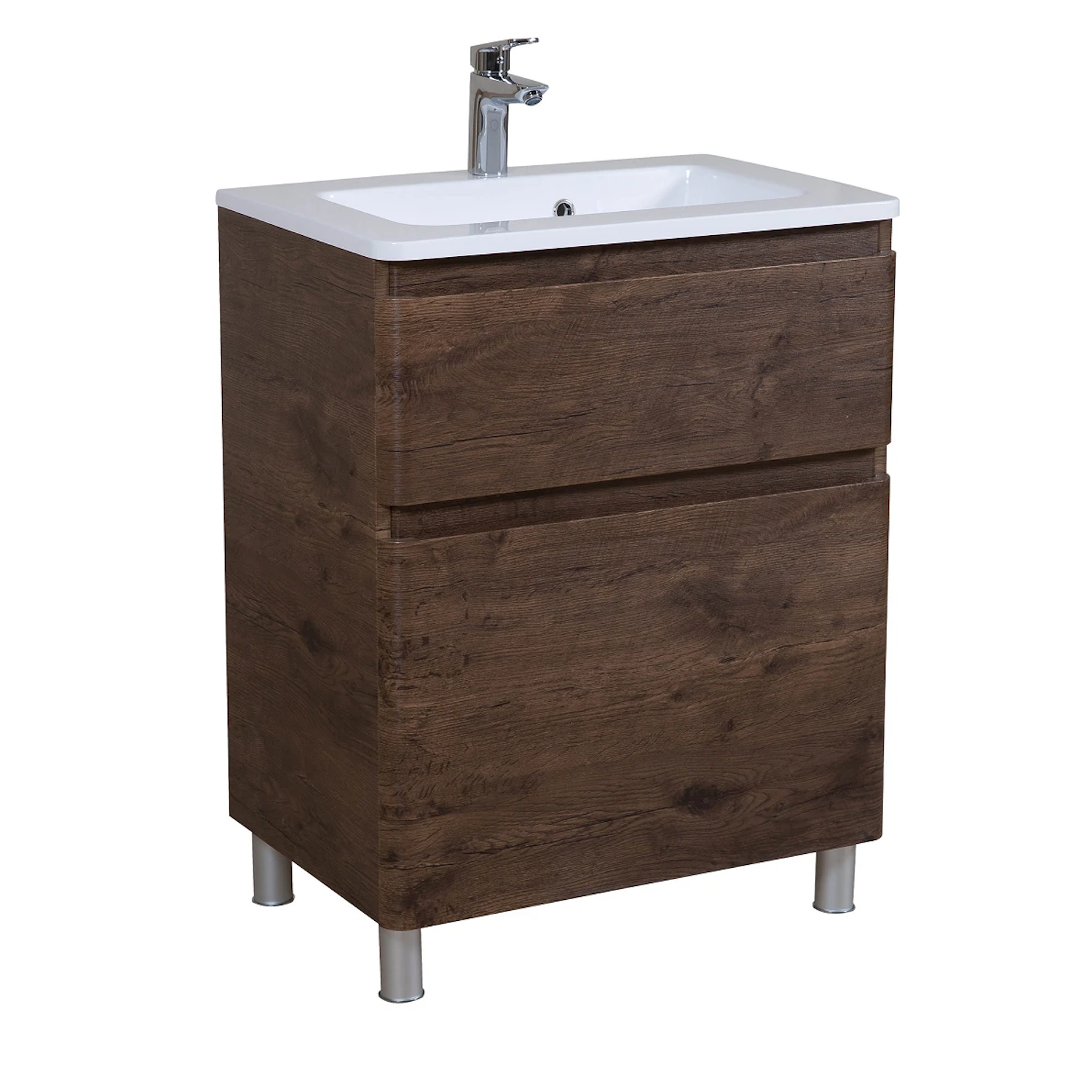 Тумба для ванной Aqua Rodos Акцент 70x47 напольная с умывальником Альфа Дерево (АР000040150)