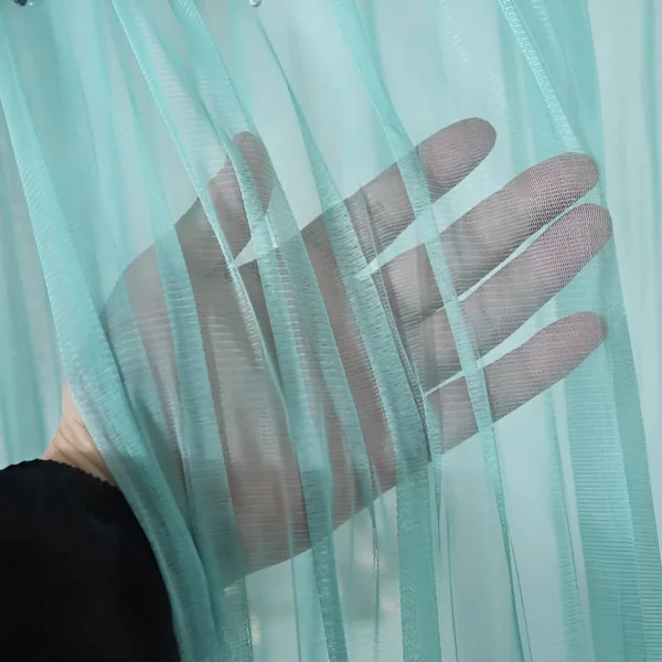 Штора Двухслойная антимоскитная C00883-2 обеспечивающая эффективную защиту от насекомых Бирюзовый - фото 2