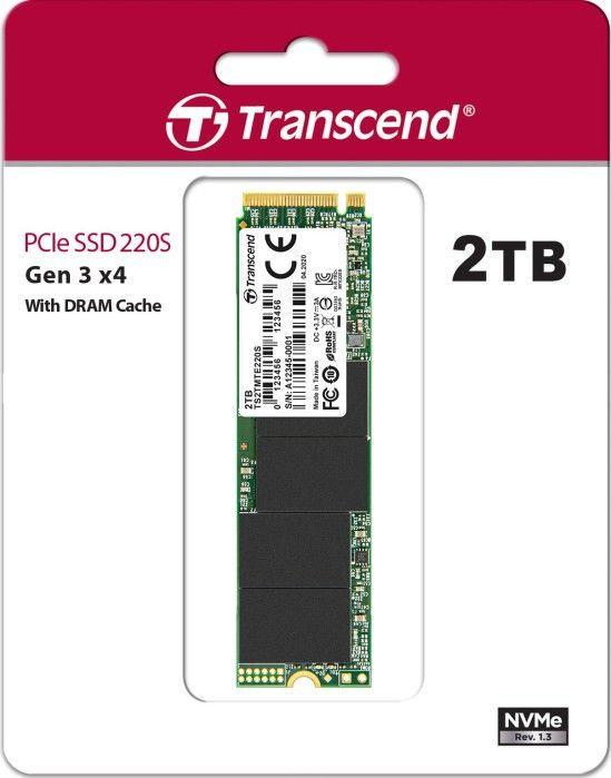 SSD-диск Transcend NVMe SSD 220S 2 TB (TS2TMTE220S) - фото 2 SSD-диск Transcend NVMe SSD 220S 2 TB (TS2TMTE220S) - фото 2