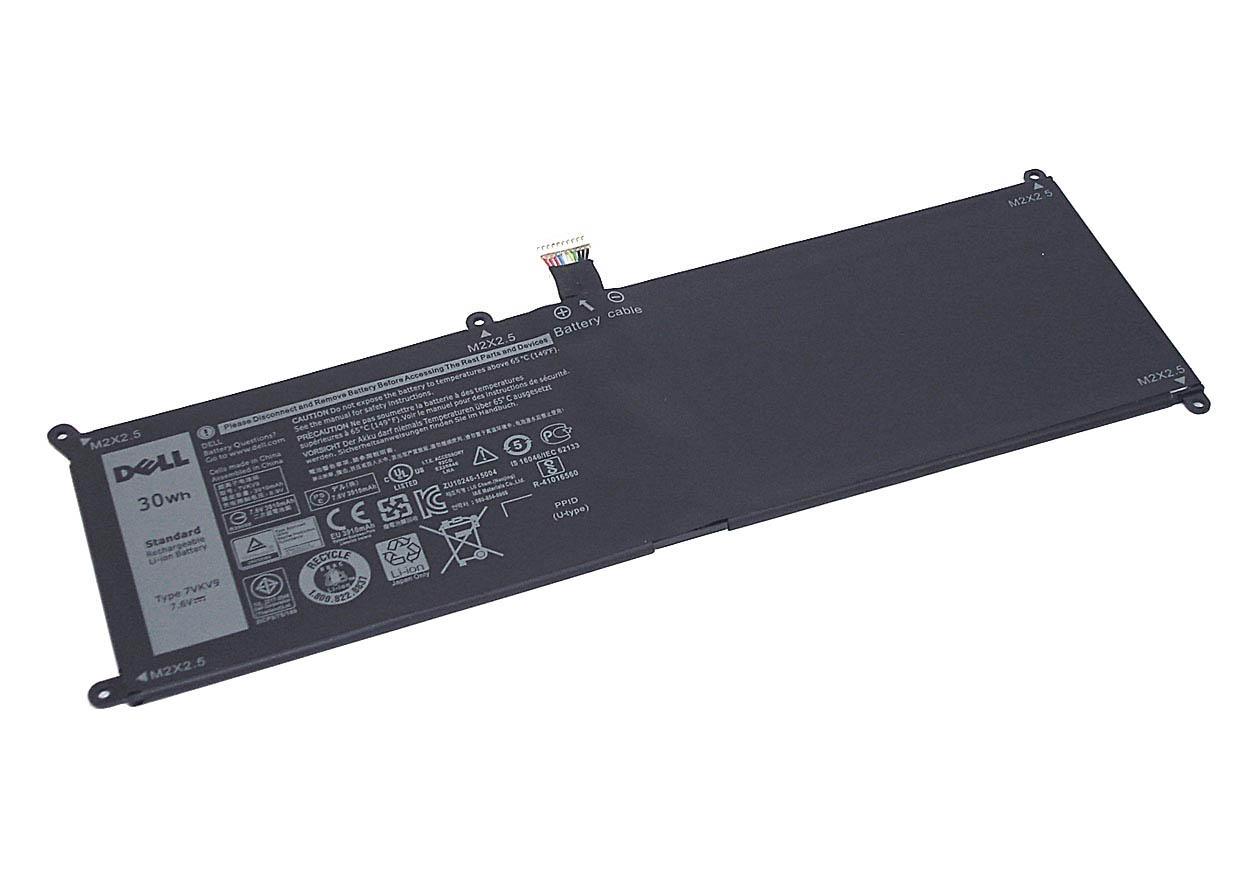 Аккумулятор для ноутбука Dell 7VKV9 Latitude XPS 12 7000 7,6 V 3910 mAh (065350)